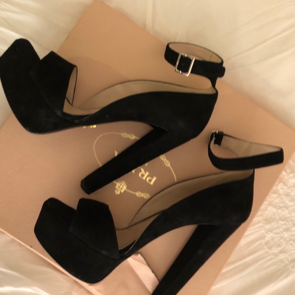 Black Prada Sandals!